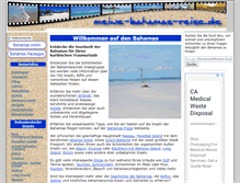 Tablet Screenshot of meine-bahamas-reise.com